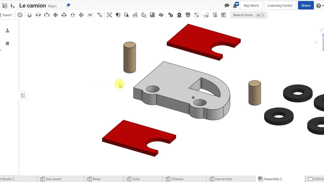 Onshape - Assemblage du camion