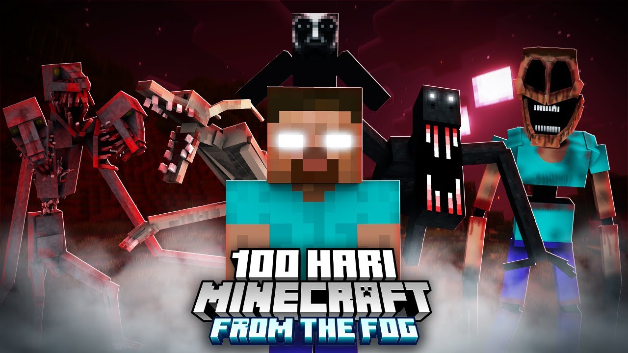 100 Hari di Minecraft Survival From The Fog