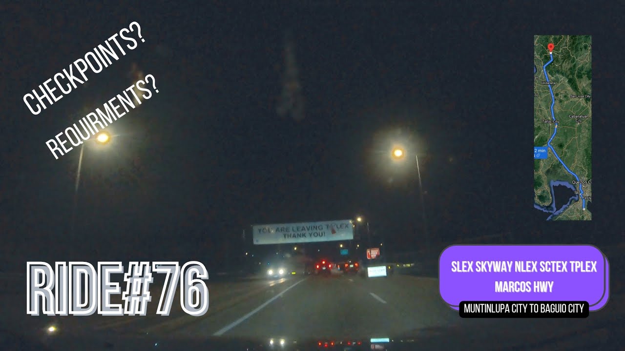 SLEX Skyway NLEX SCTEX TPLEX Marcos Hwy (Manila to Baguio City) Baguio Road Trip | Road Trip#76