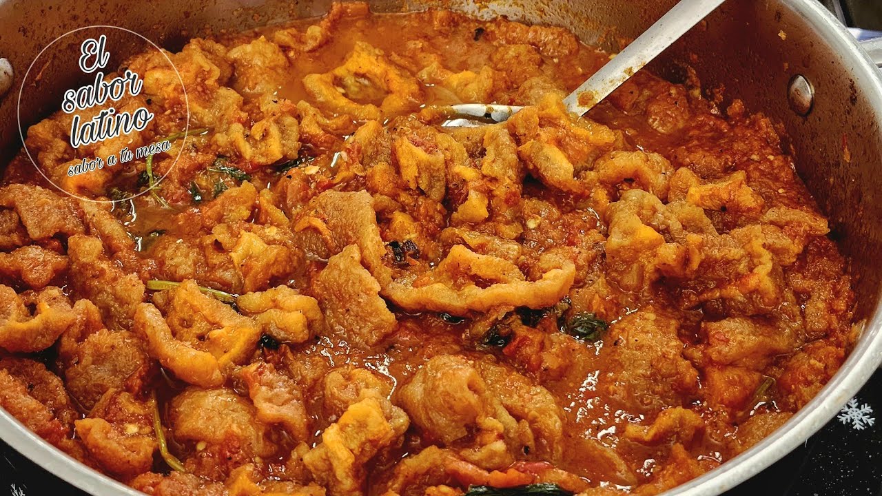 🔴 Chicharron Guisado en Una Salsita Ranchera Tatemada 🌶🌶Riquisima!💥
