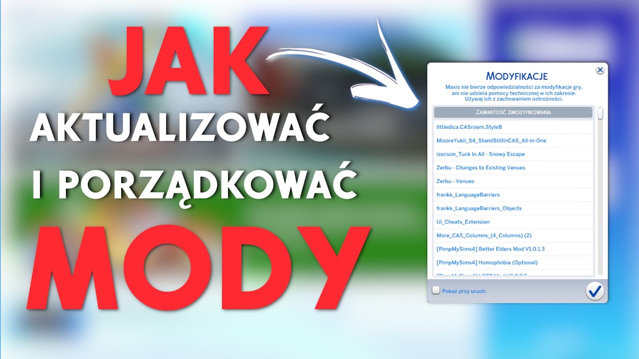 Co robić po aktualizacji THE SIMS 4 | Jak łatwo AKTUALIZOWAĆ i PORZĄDKOWAĆ mody?!