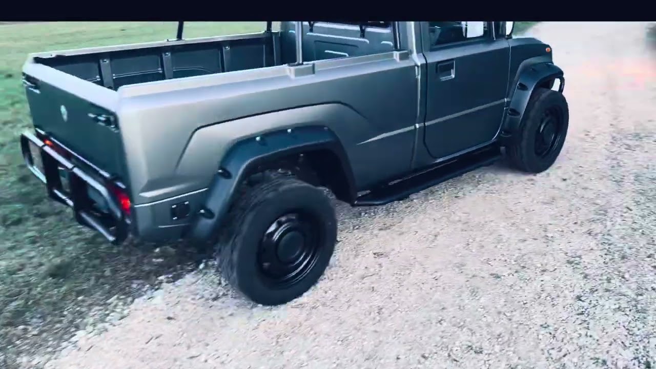 REITZ MOBILE PICKUP 4x4 L7e Elektrofahrzeug mit Allrad & Pritsche 🚚⚡ Bis 500 kg Zuladung