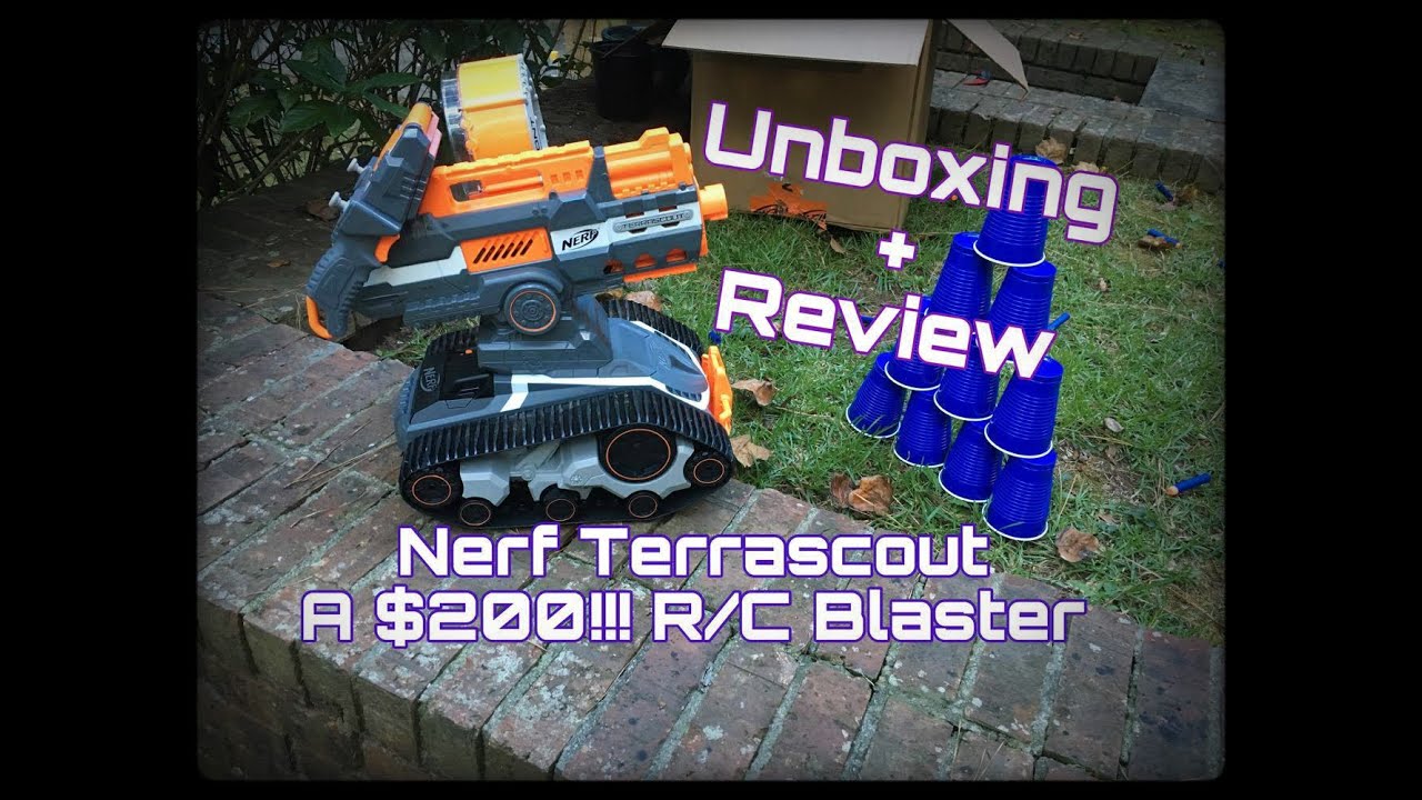 Nerf Terrascout, A $200 Blaster/Drone (Unboxing + Review)