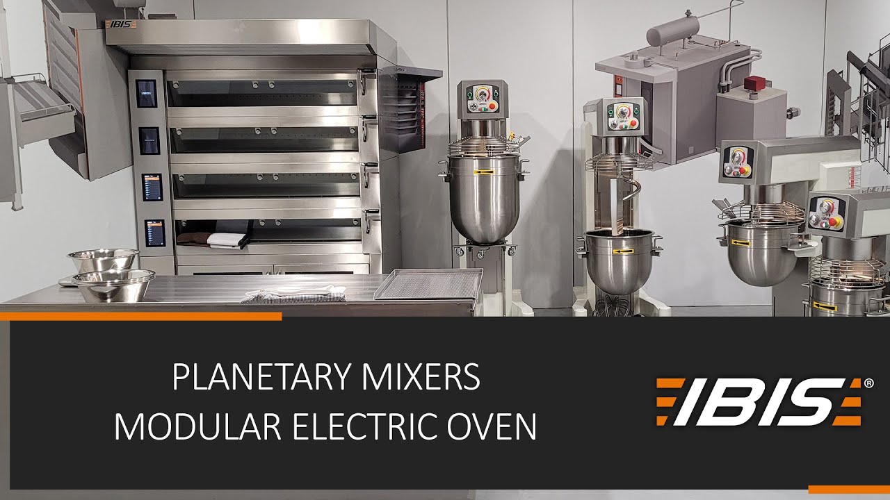Choux pastry - eclairs - IBIS UC 60H planetary mixer - IBIS GT 1200 modular confectionery oven