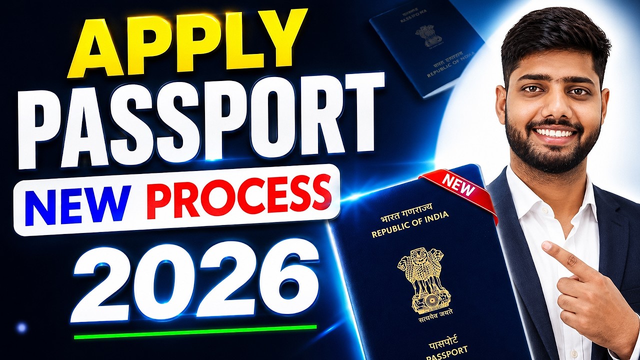 Passport Apply Online 2026 | How to apply for Passport online | Passport Kaise banaye