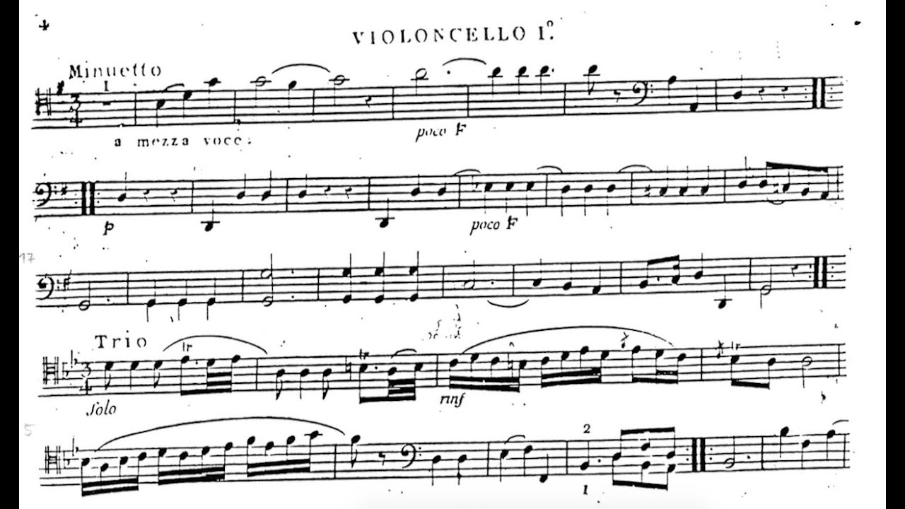 Boccherini Cello Quintet Op. 28 No. 4 in C Major G. 310 - 2. Minuetto con moto