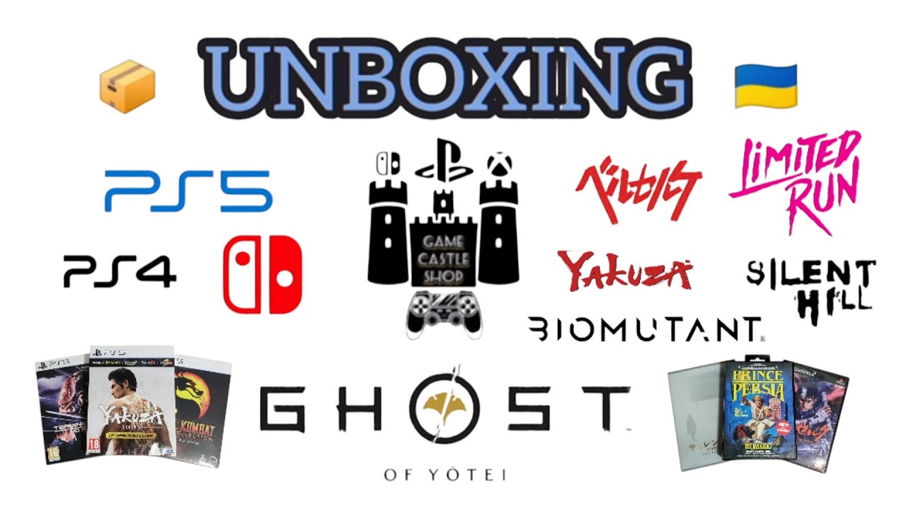 GHOST OF YOTEI | BIOMUTANT | BERSERK | BLU-RAY | RETRO | PS4 ,PS5 | АРТБУКИ VINYL | GCS UNBOXING #65