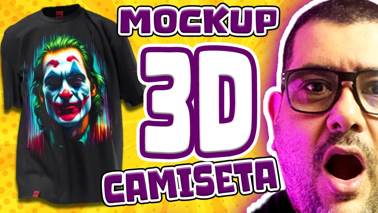 🤗 Mockup 3D Camiseta GRATIS | Tutorial Blender3D 👇