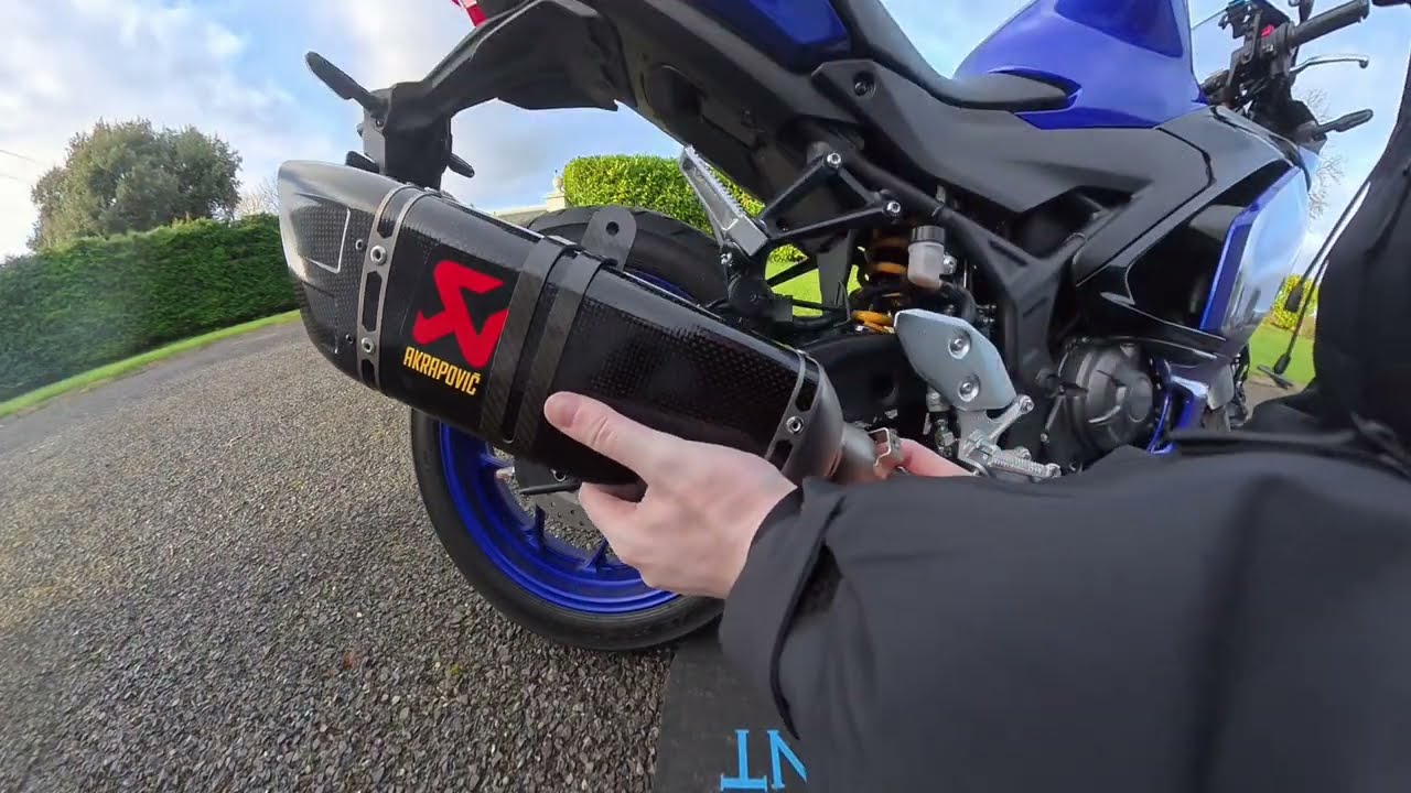 2025 Yamaha R3 Akrapovic Exhaust Install + Sound Test