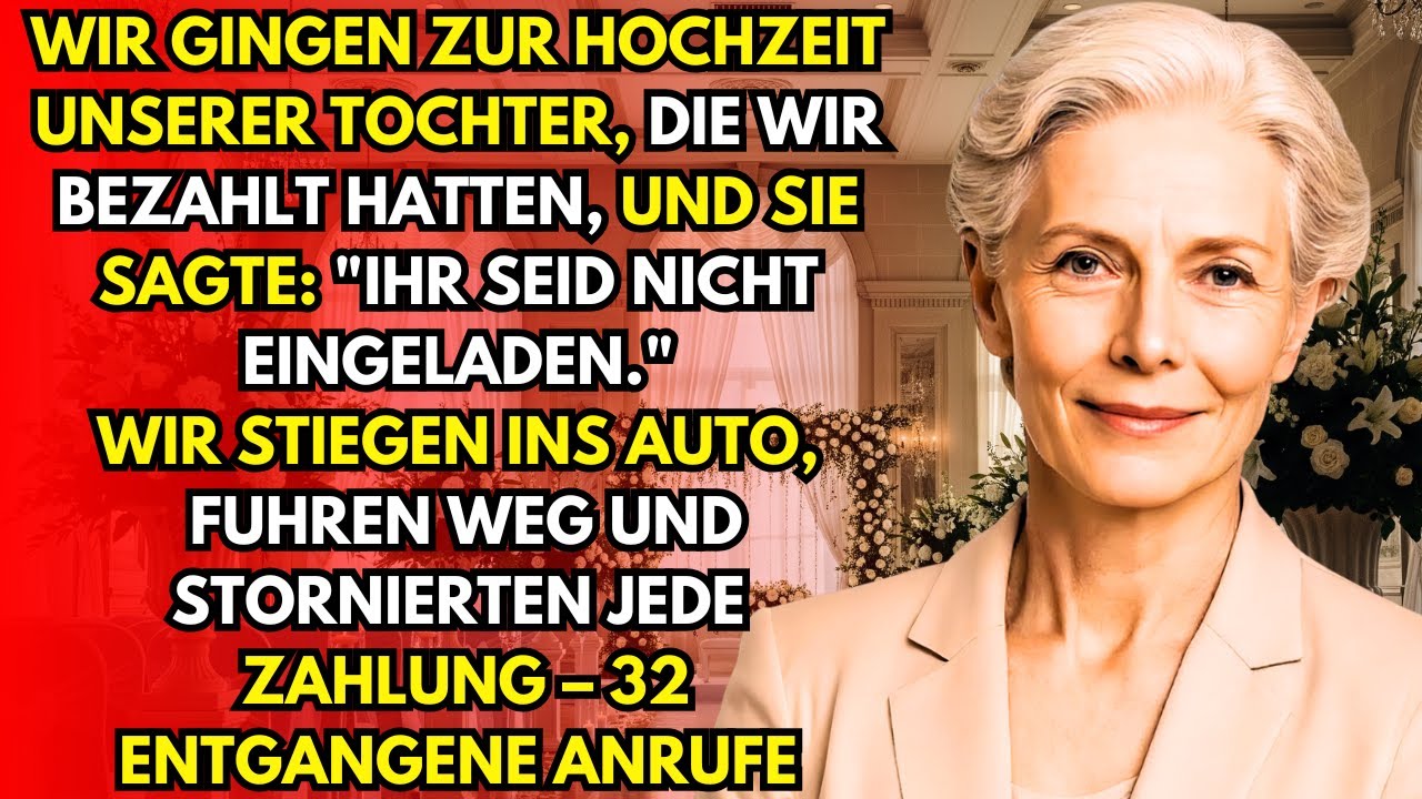 &bdquo;Ihr seid nicht zur Hochzeit eingeladen&ldquo;, sagte unsere Tochter &ndash; wir stornierten alles&hellip; 32 Anrufe