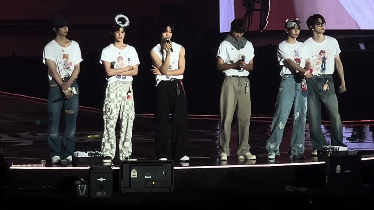 240914 Ending Ment & OneKiss 이찬영 울때 애들 반응 커엽..