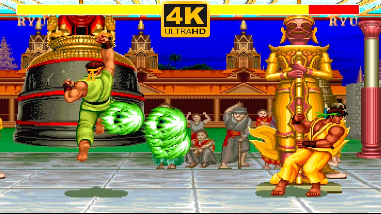 Street Fighter II - RYU (Hardest / Super Green) 4K HDR 60 FPS