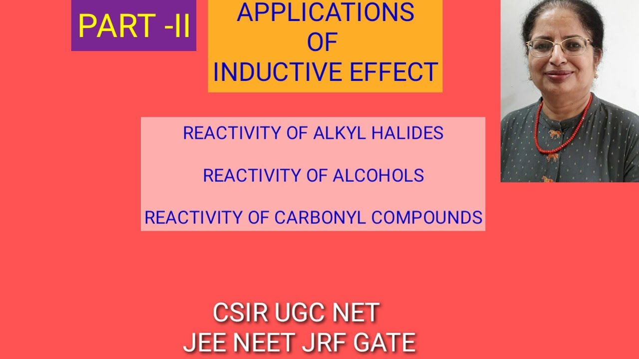 Applications of Inductive Effect Part II CSIR UGC NET JEE NEET