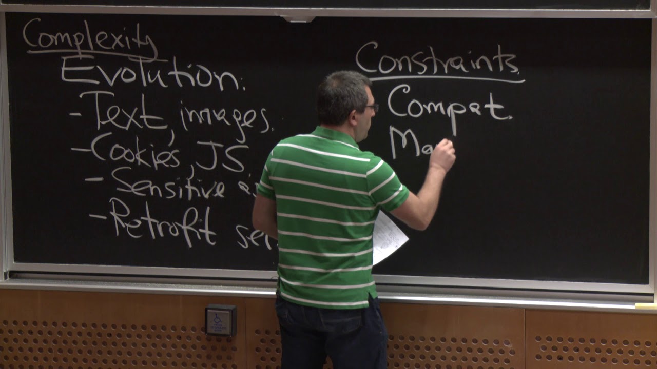 6.858 Spring 2020 Lecture 11: Web security model
