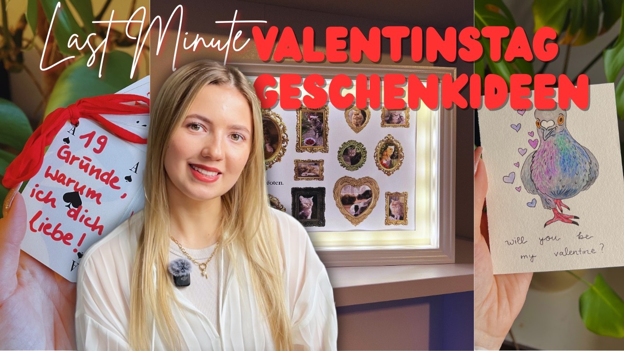 LAST MINUTE Valentinstag DIY Ideen 🆘✨🌹