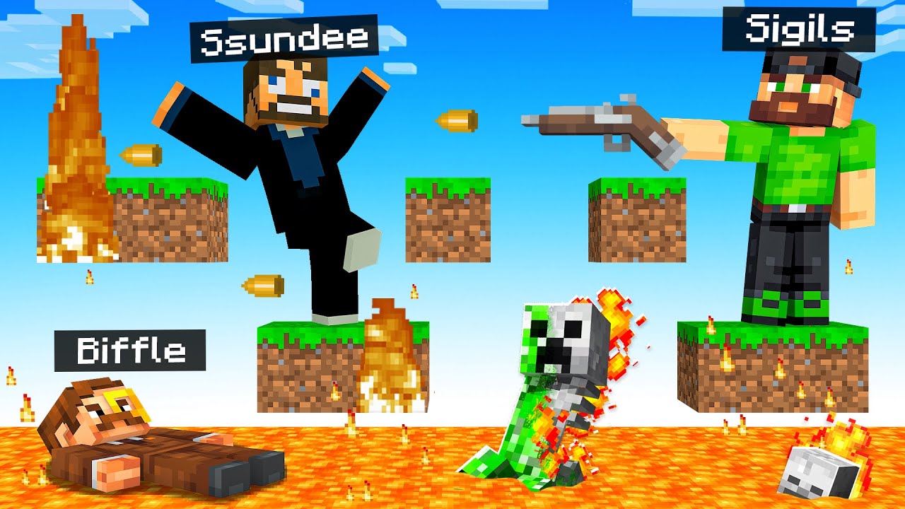 Sniper Runner vs Sniper Runners in Minecraft