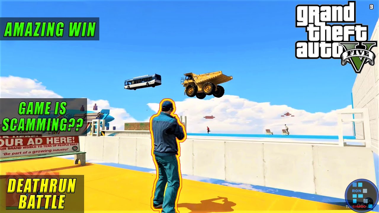 GTA V | RON's Controller Is Scamming In Death Run Battle