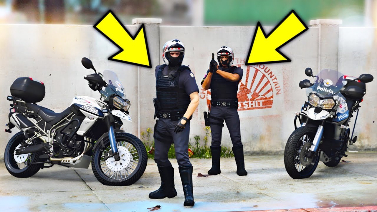 PATRULHAMENTO DA ROCAM DE TRIUMPH TIGER 800!! ( INCR&Iacute;VEL ) - GTA 5 : MOD POLICIA