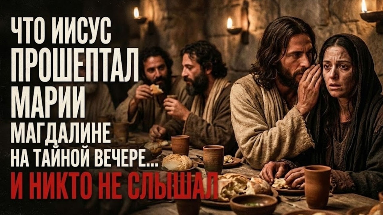Тайный шёпот Иисуса Марии Магдалине на Тайной вечере — и почему его скрыли