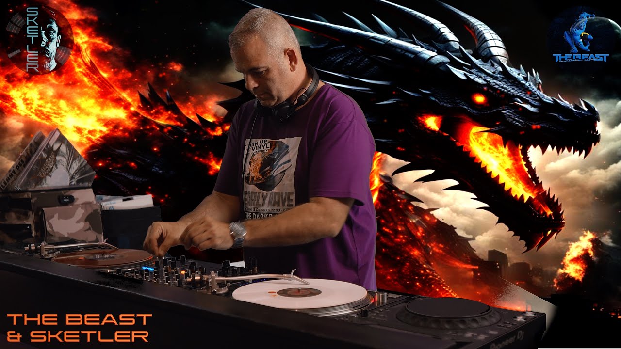 The Beast & Sketler Vinyl Gabber Early Rave Oldschool Hardcore mix