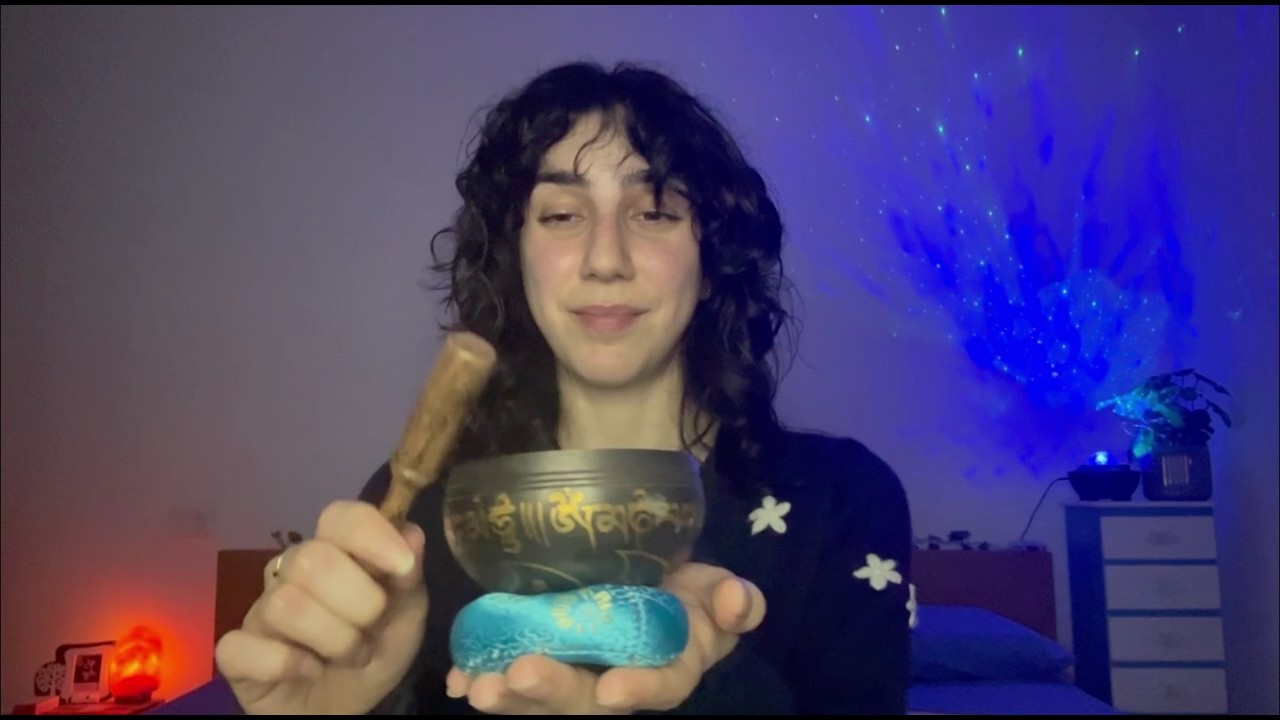 ASMR RILASSATI CON LA CAMPANA TIBETANA (soft spoken)