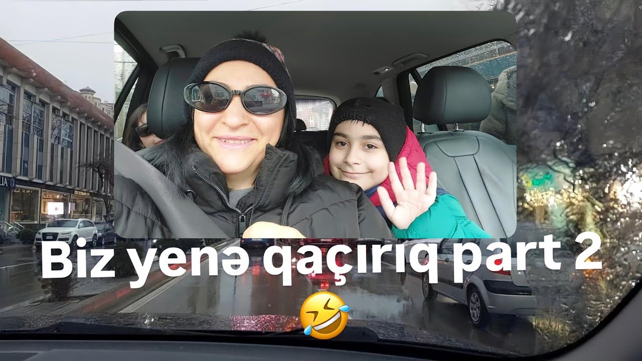 Biz yenə qaçırıq part 2😂