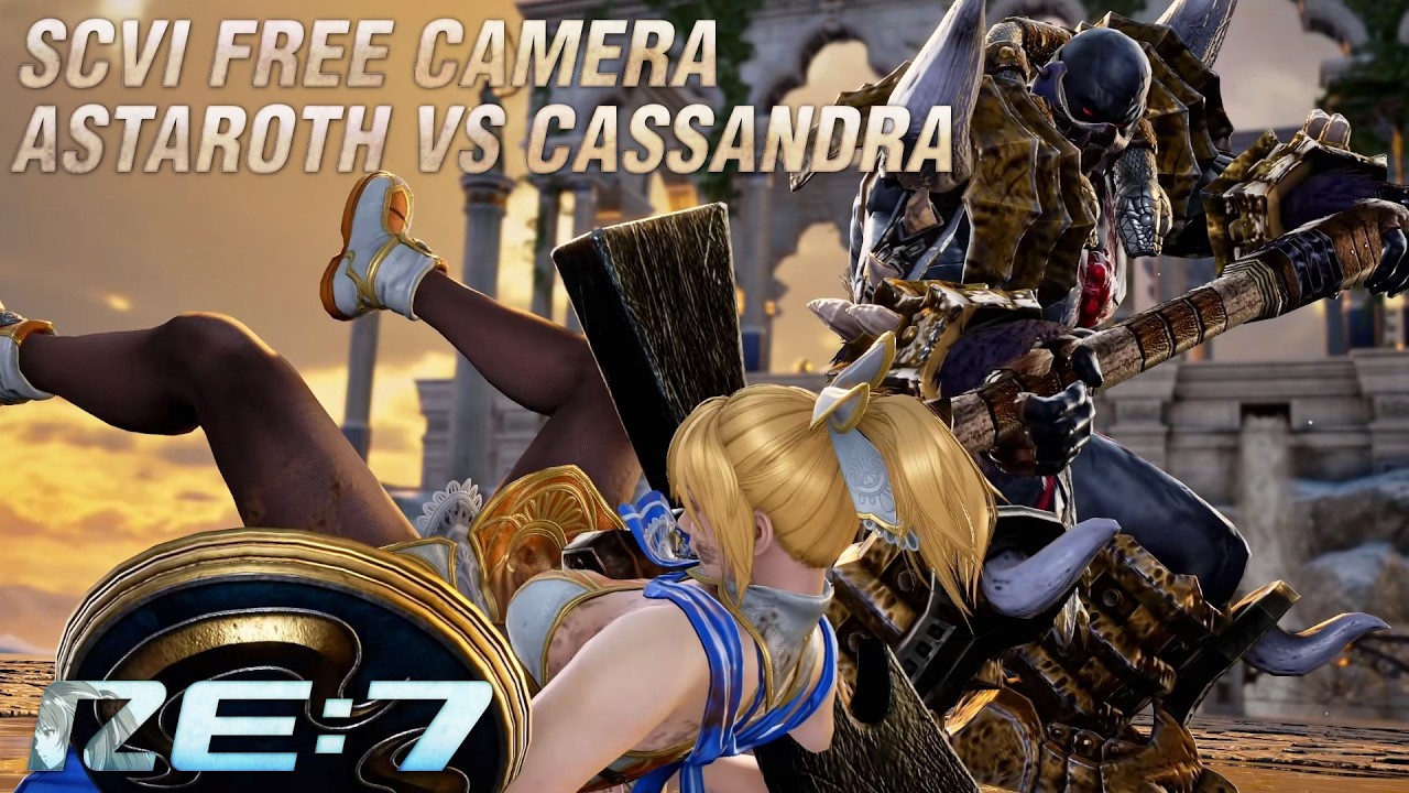 SOUL CALIBUR VI Free Camera | Astaroth's Attack Showcase vs Cassandra – #7