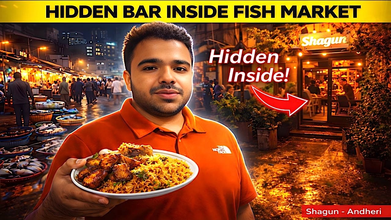 HIDDEN RESTAURANT IN THE MIDDLE OF A FISH MARKET | Best Restaurants in Mumbai | Cheap Drinks Bar