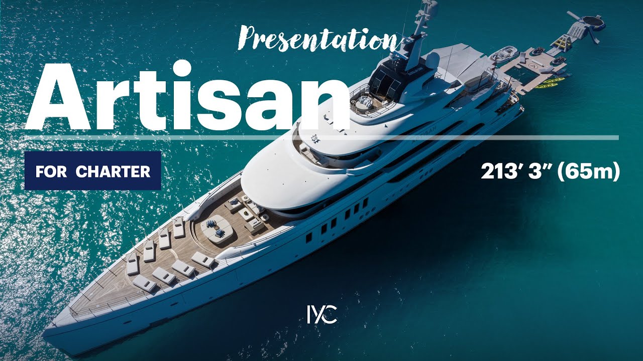 ARTISAN | The multi-awarded 213' (65m) Benetti superyacht only with IYC | For charter with IYC