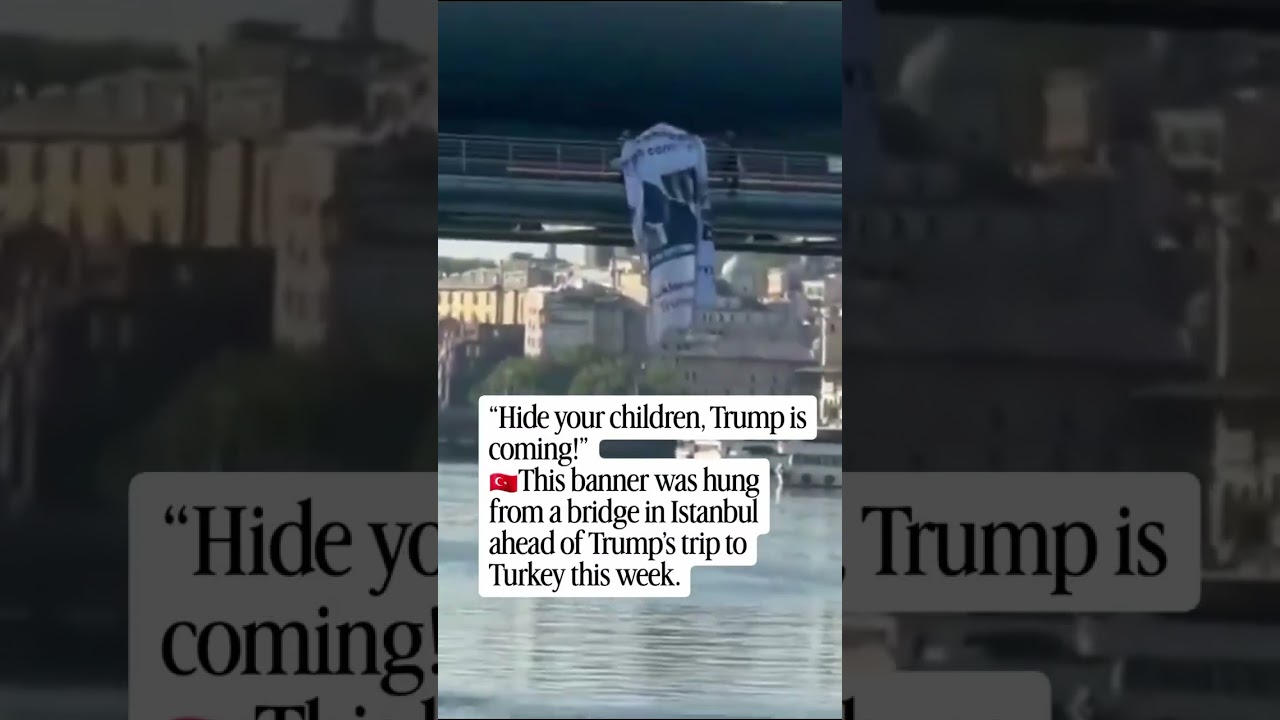 Trump's Trip Sparks MASSIVE Protest Overseas! 😳🇺🇸 #Shorts #Politics #Trump