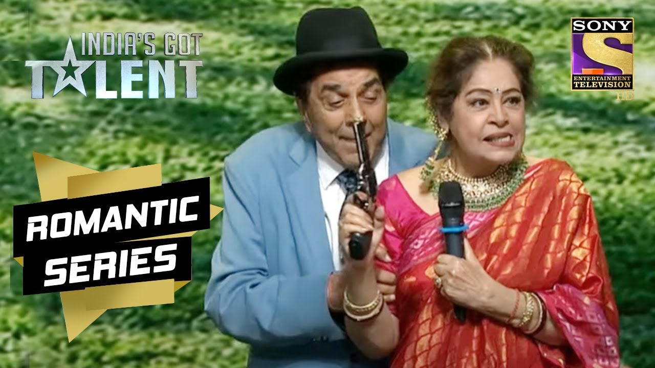 Dharam Ji Is Teaching Kirron Ji How To Shoot A Gun | India's Got Talent Season 9| Romantic Series