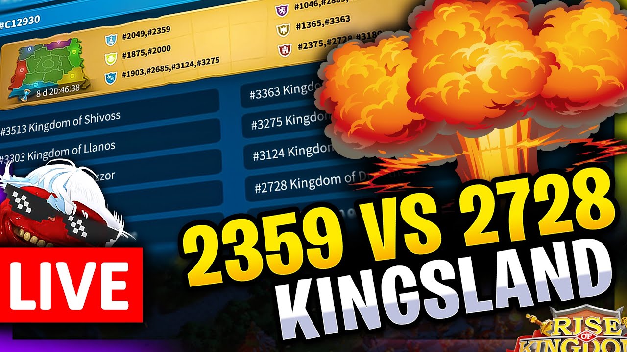 KINGSLAND OPENING: 2359 vs 2728 / 1365 vs 1875  🔥 LIVE! 🔴 #C12930