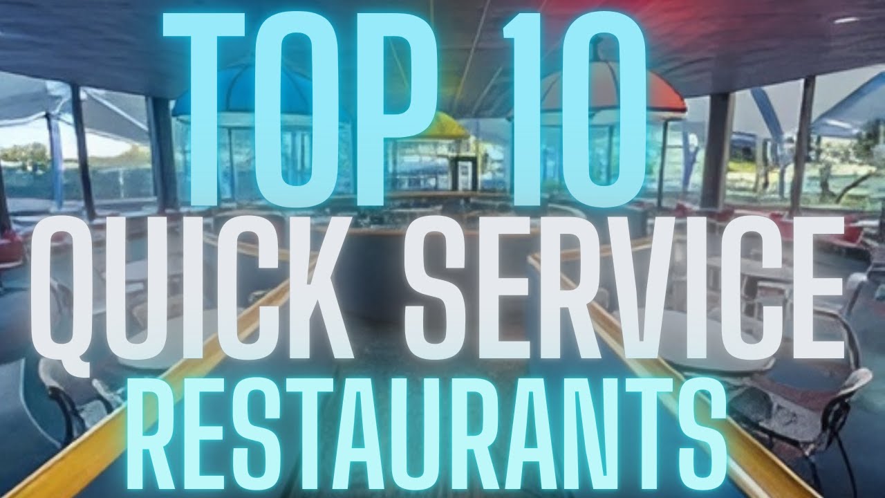Top 10 Quick Service Restaurants In Disney World.