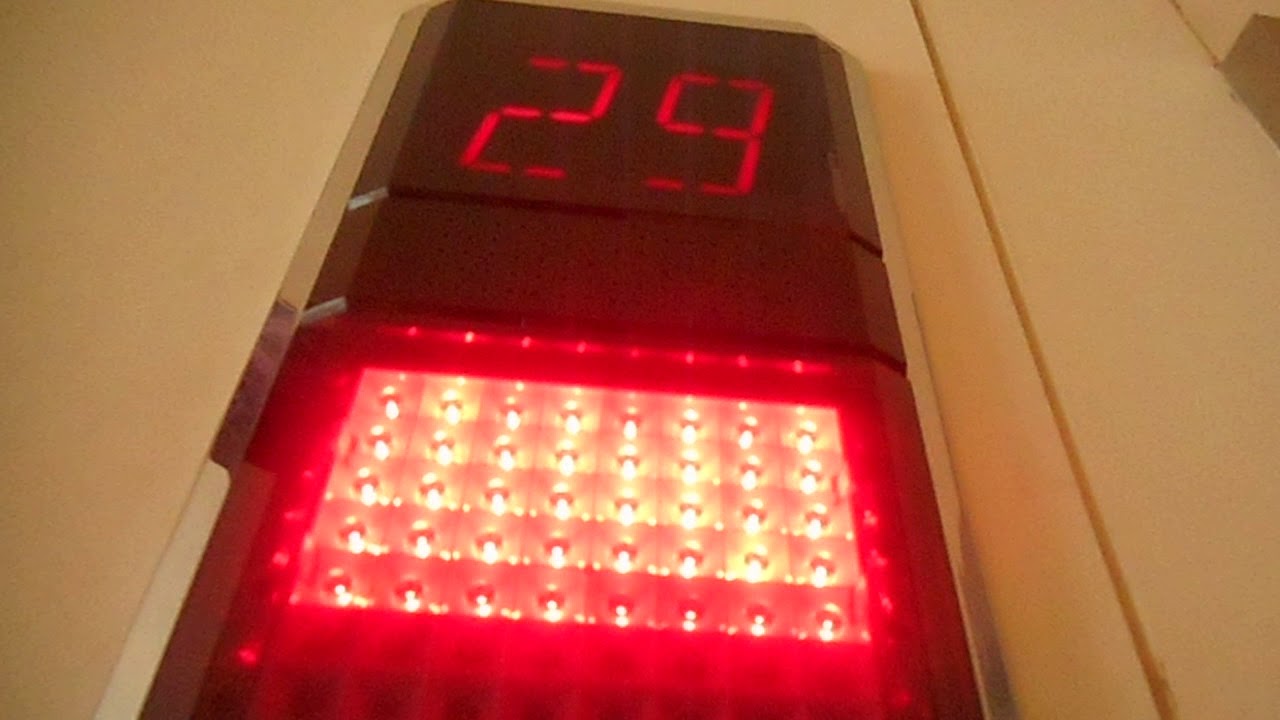 Christmas special-AMAZING Otis Elevonic 411 lifts at Pathumwan Princess Hotel,Bangkok