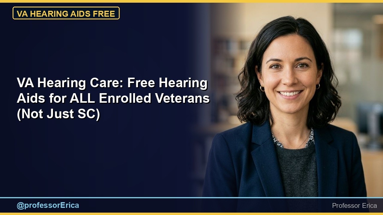 VA Hearing Care: Free Hearing Aids for ALL Enrolled Veterans (Not Just SC)