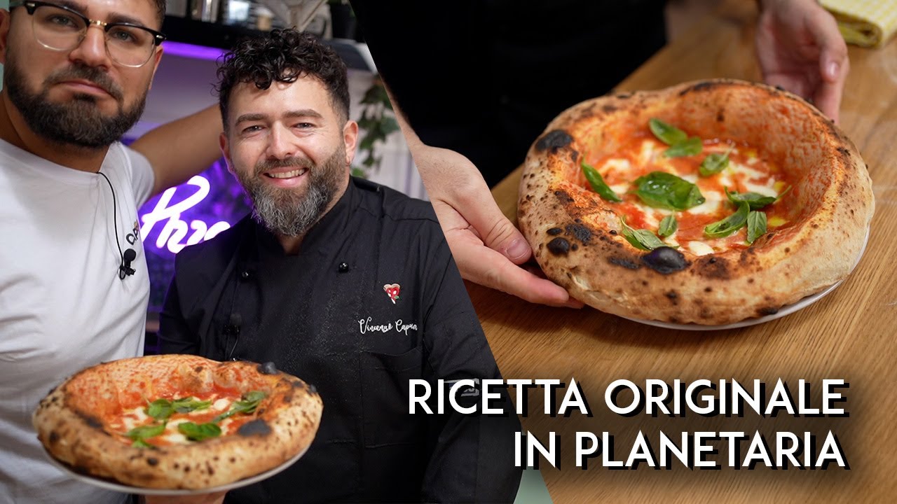 PIZZA NAPOLETANA CONTEMPORANEA con biga AD ALTA IDRATAZIONE IN PLANETARIA di @Vincenzo Capuano​