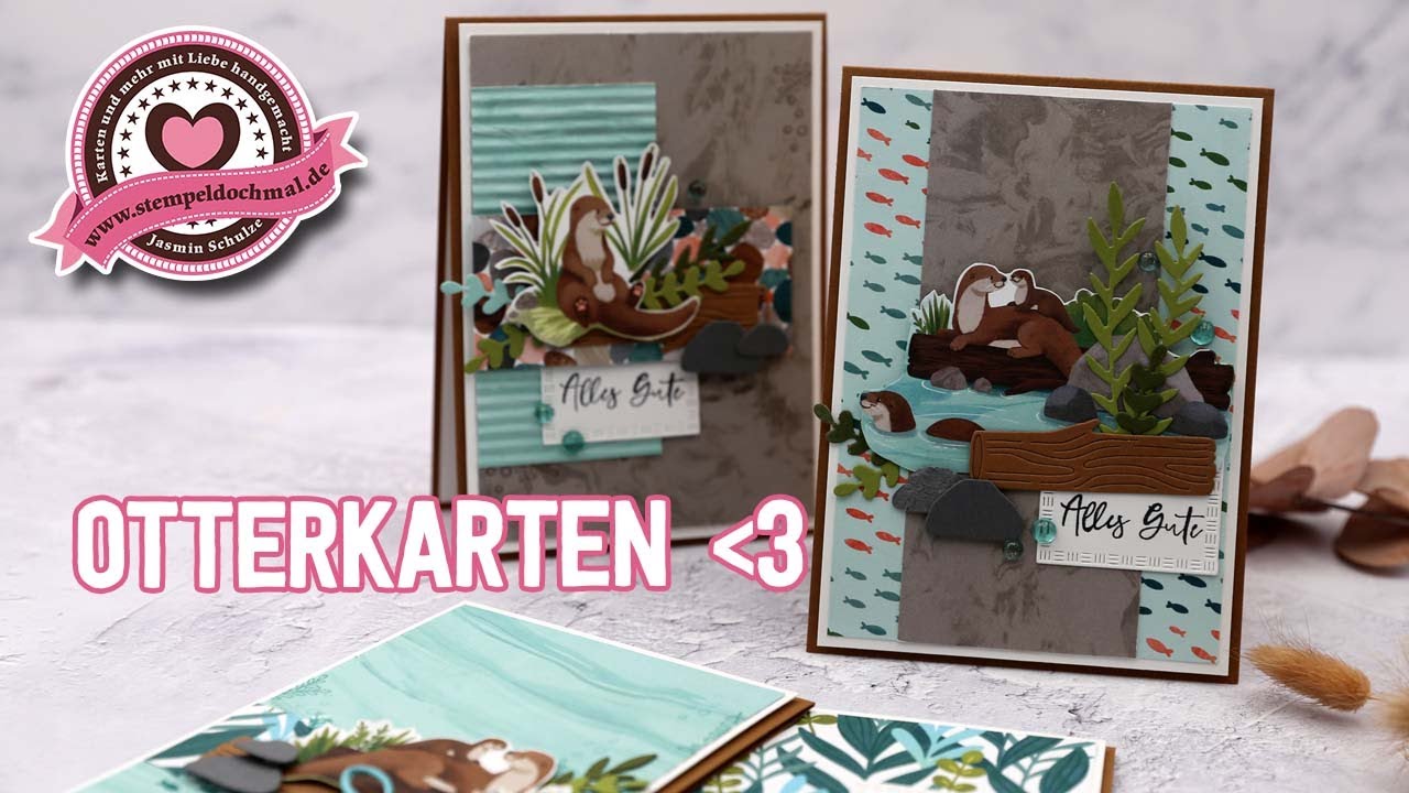 Otterkarten mit dem Produktpaket 