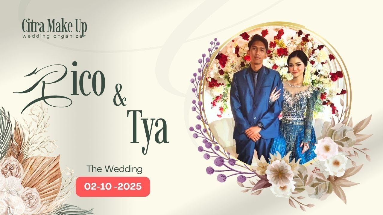🔴 RECEPTION WEDDING RICO DWI PRAYOGO & TIA AYUNITA
