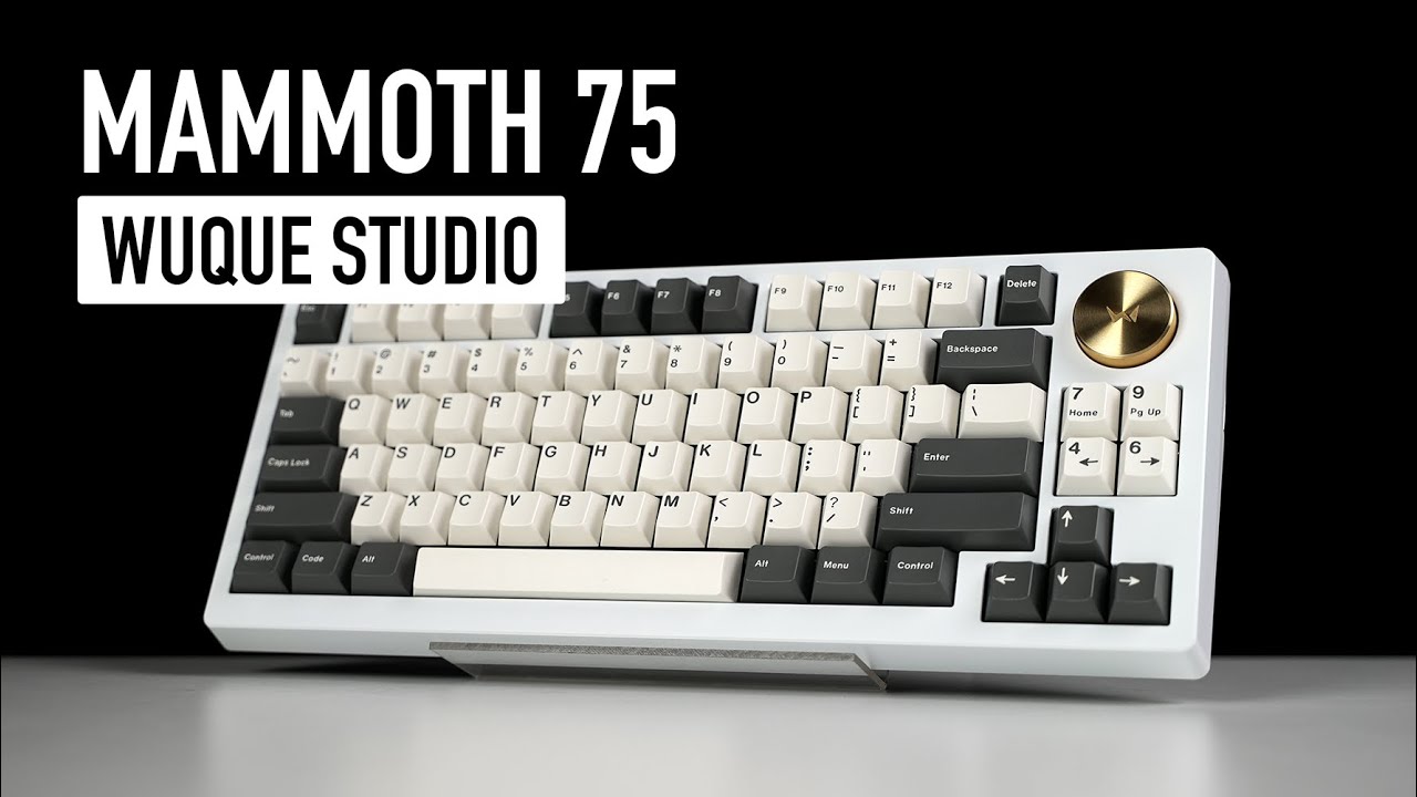 Wuque Studio Mammoth 75 Build and Typing Sound Test
