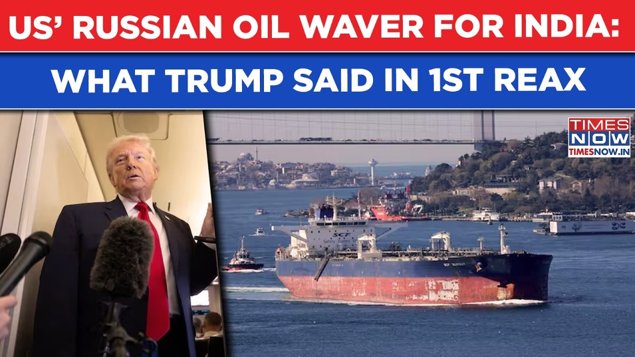 US’ ‘30 Day Russian Oil Waiver’ For India: Watch What President Trump Said In 1st Reax Amid Iran War