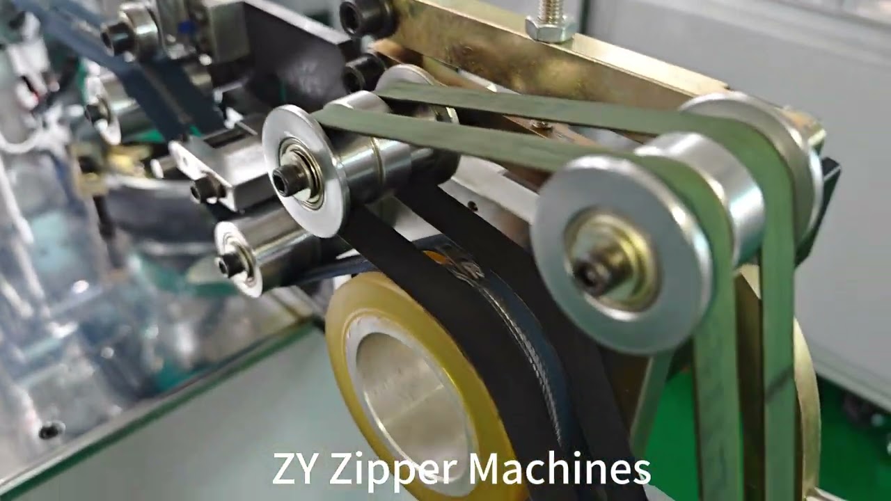 Metal Double U top stop pressing zipper machine