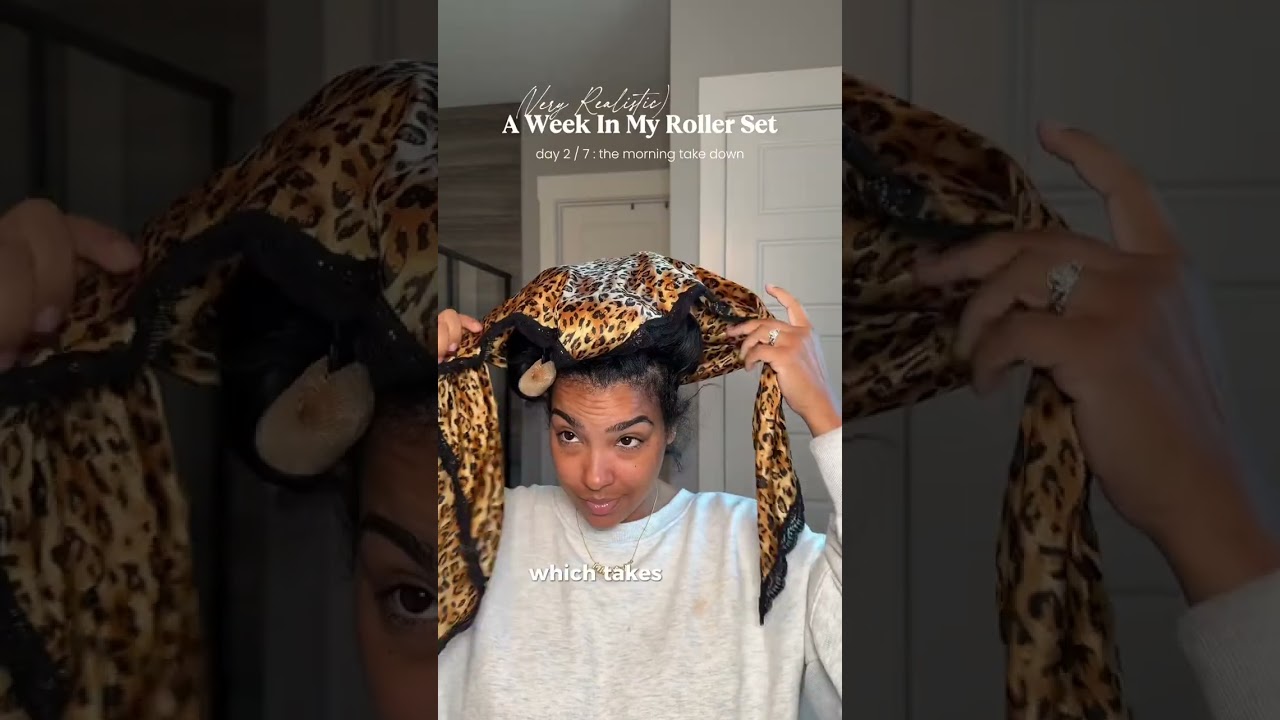 My REALISTIC 7-Day Roller Set Routine (Natural Hair)