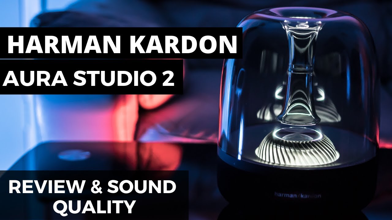 Harman Kardon Aura Studio 2 -  Unboxing - Review - Sound Test -  Bluetooth Home speaker 2018