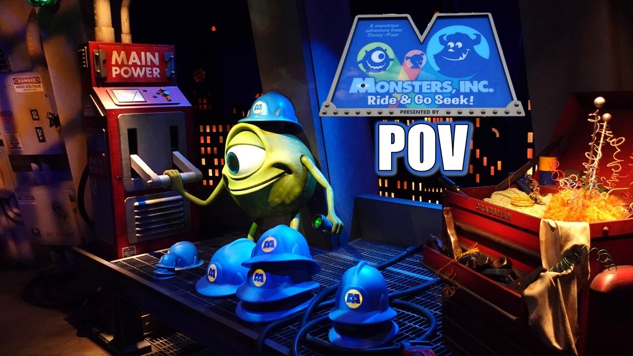 Monsters Inc. Ride & Go Seek POV (60FPS), Tokyo Disneyland Shooting Dark Ride | Non-Copyright