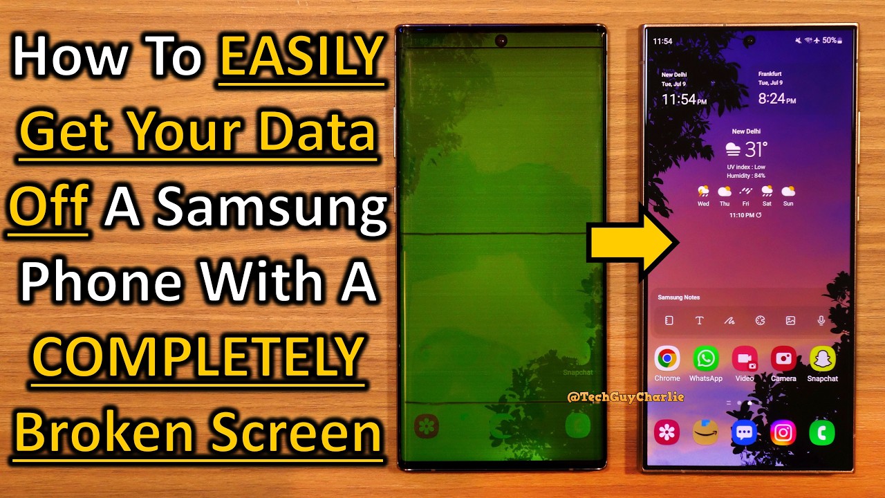Samsung Phone With A Broken Screen? Here Is How You Can Recover All Your Important Data!