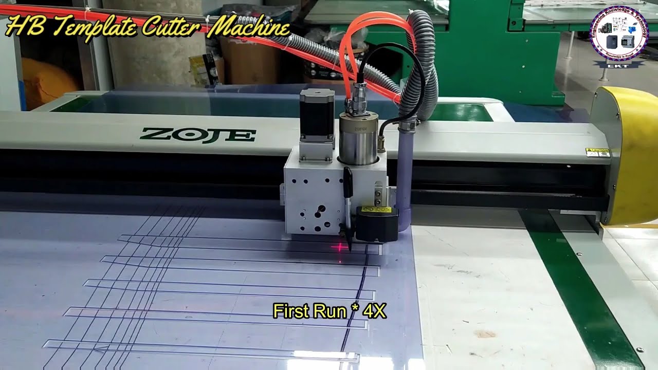 ZOJE Pattern Cutter Machine. Brand: Hand Bond Flatbed Engraved / Template Cutter. Model: HB1512CS