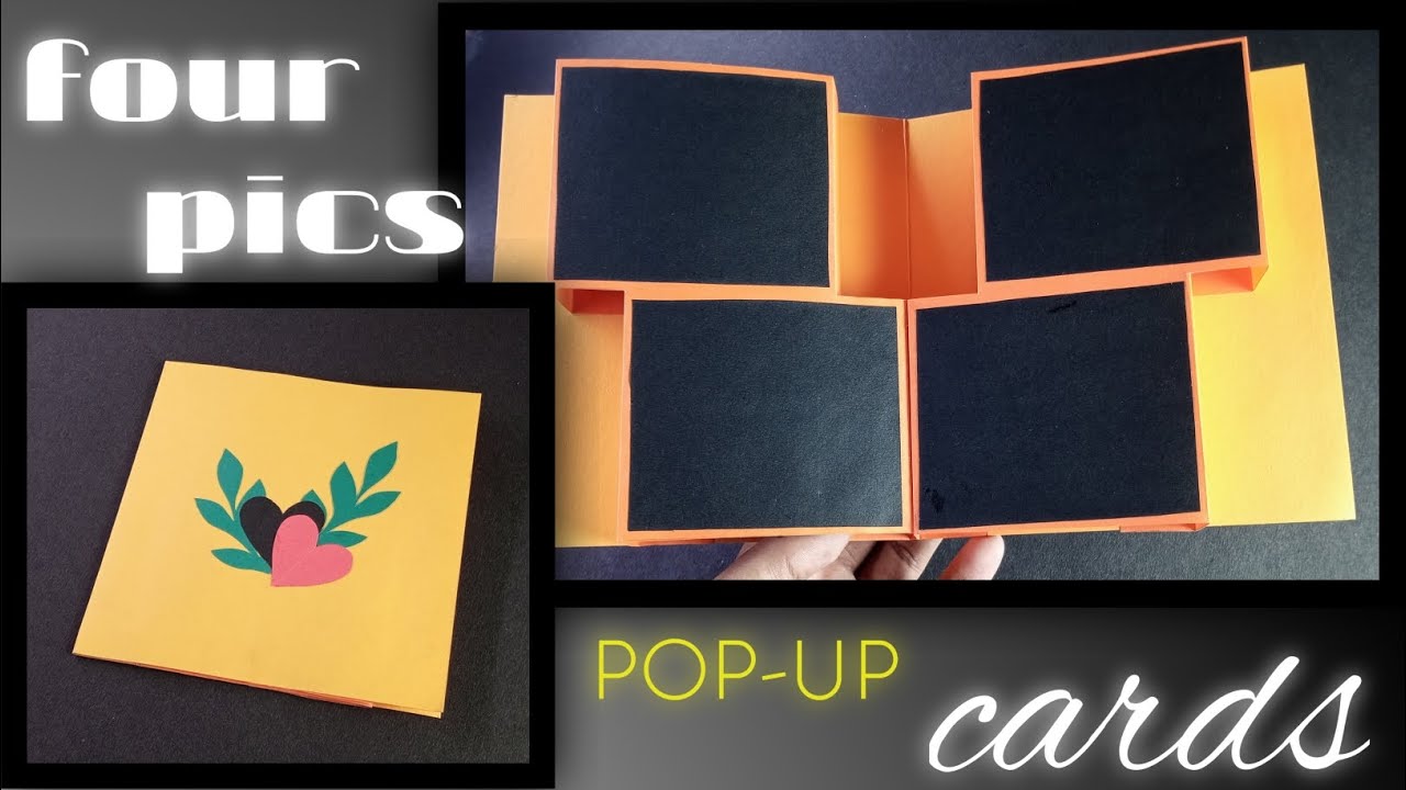 FOUR PICS POP UP CARD