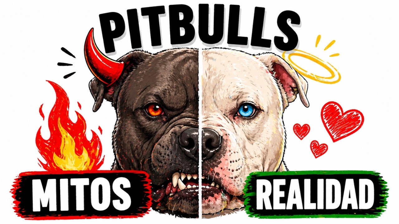 👉 Pitbulls: ¿Peligro real 🐕‍🦺🔥 o el mito más grande sobre los perros? 🤯❌