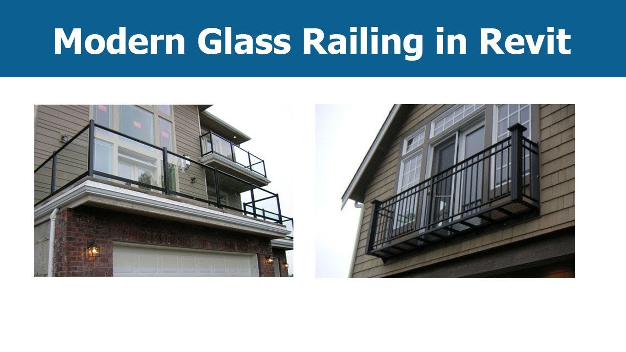Modern Glass Railing in Revit Part 2