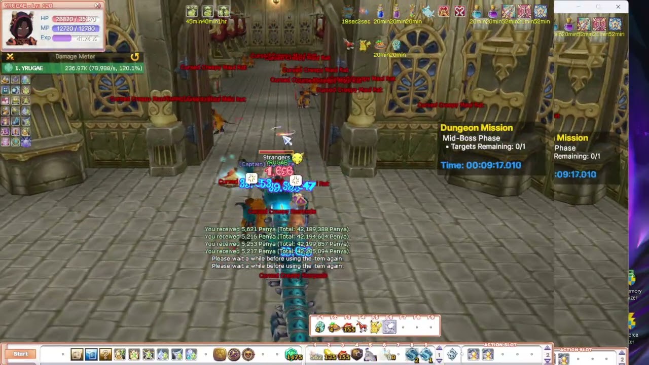 Neonara Flyff Cursed Aminus Solo Easy mode F2P